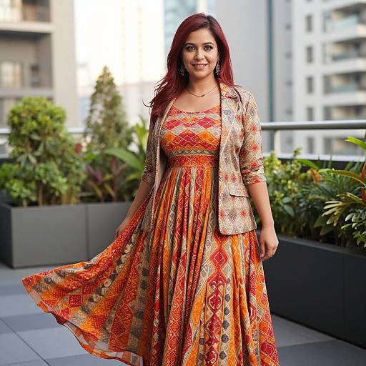 Stylish Indo-Western Urban Fashion