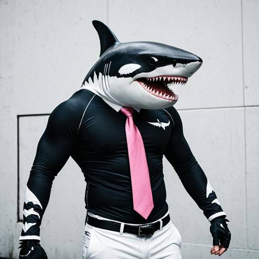 Kugo Sakamata Shark Suit Cosplay Outfit