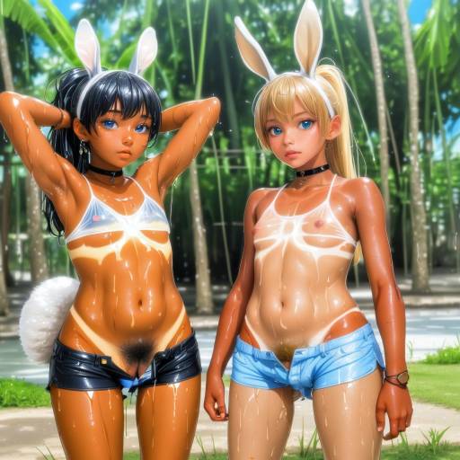 Outdoor Fun with Girls and Animal Ears
