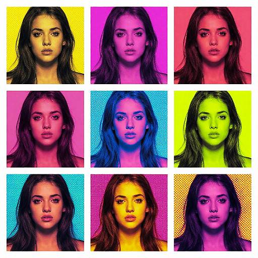 Neon Pop Art Photo Transformation