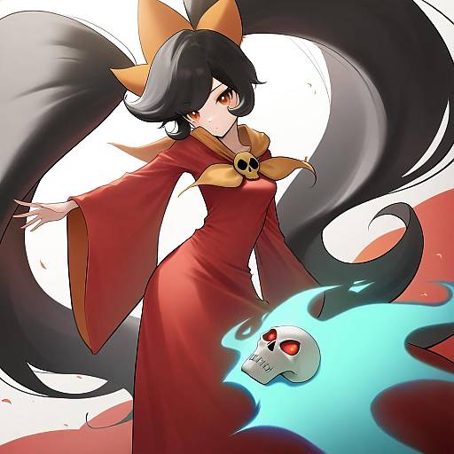 Illustration of Ashley (warioware), warioware in the style of Somebody (leiking00)