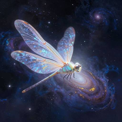 Ethereal Celestial Dragonfly Wings