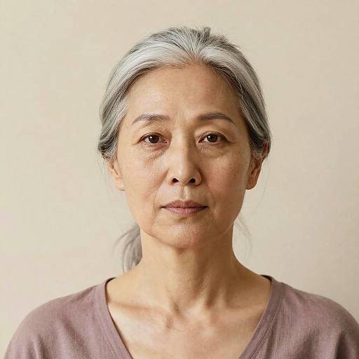 Modigliani-Inspired Mature Woman Portrait