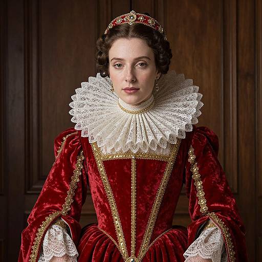 Elegant Renaissance Woman Portrait