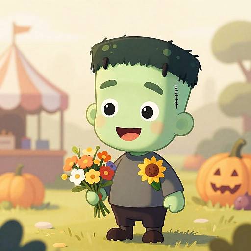 Gentle Pastel Frankenstein at Harvest Fair