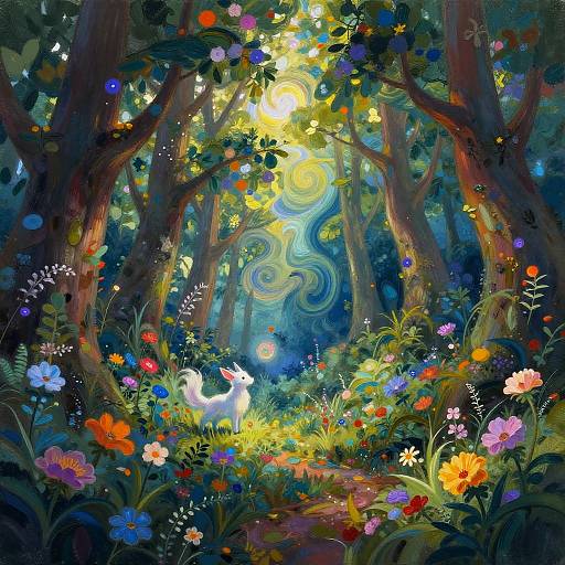 Mystical Forest with Magical Transformations