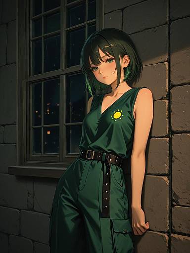 Cinematic Fashion Portrait of Anime Woman