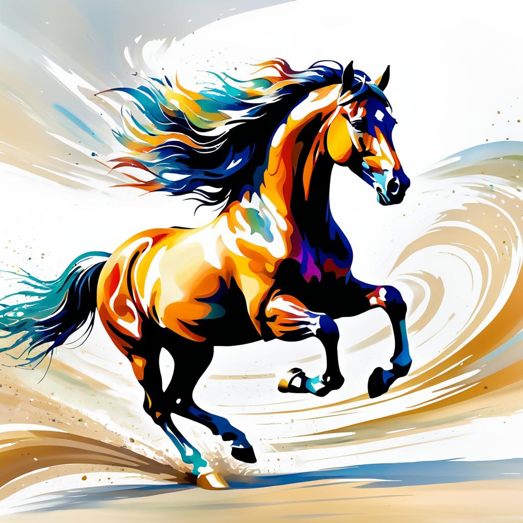 Galloping Horse: Symbol of Strength and Courage