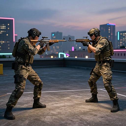 Standoff 2 Rooftop Sniper Duel