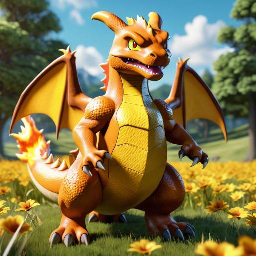 Cinematic 3D Render of Charizard Cinematic 3D Render of Charizard
