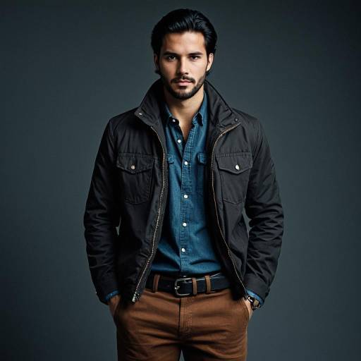 Stylish Man in Brown Pants Outfit