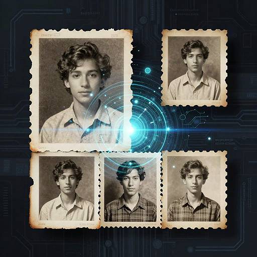 AI Image Inpainting with Vintage Photos