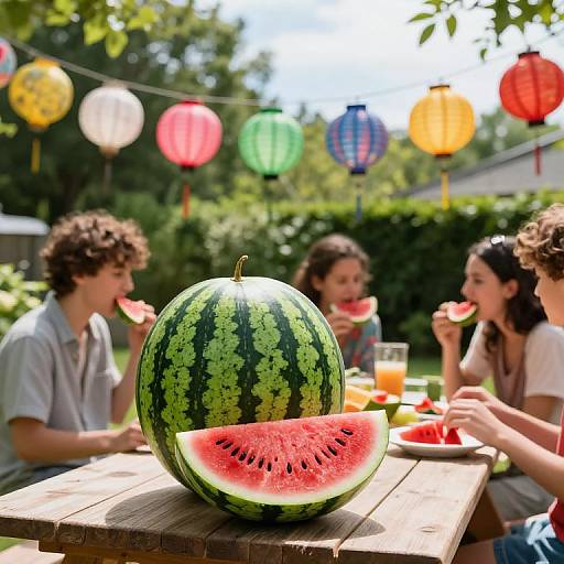 Watermelon Picnic Party Outdoors