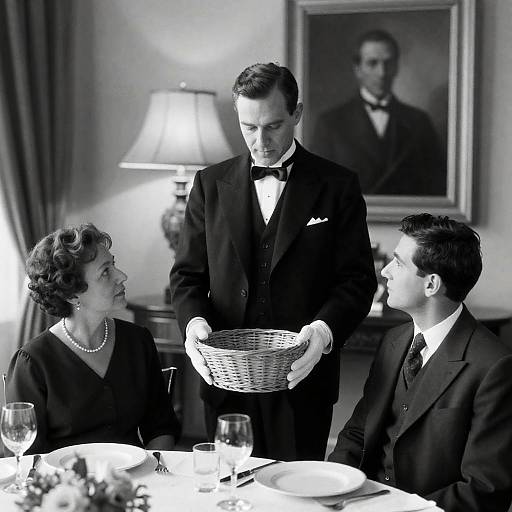 Elegant Formal Dining Room Scene