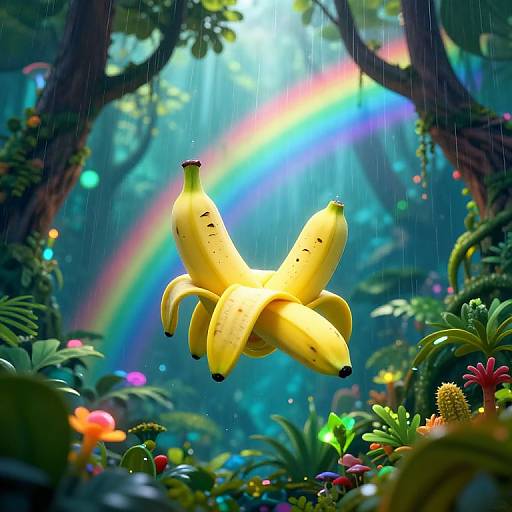 Nano Banana Bikini in Dreamlike Jungle