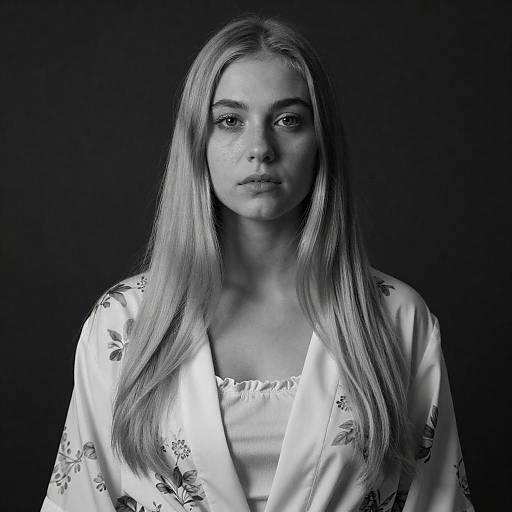 Moody Portrait of a Young Woman