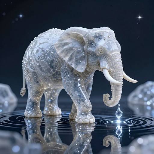 Crystalline Elephant by Stardust Pond