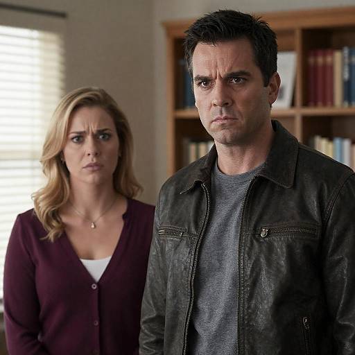 Intense Portrait of Two Compelling Figures