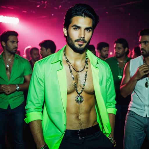 Stylish Neon Outfit for Party Vibes