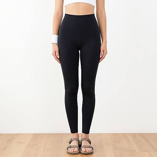 Sporty Woman Mid-Section Portrait