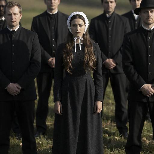 19th Century Group in Period Clothing