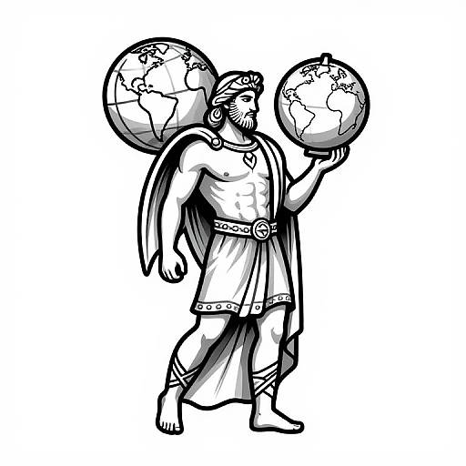 Greek God Apollo Tattoo Drawing