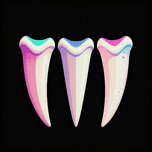 Cyberpunk Vampire Fangs Game Asset