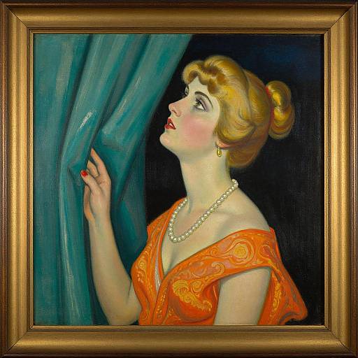 Art Deco Portrait by Federico Beltrán Masses