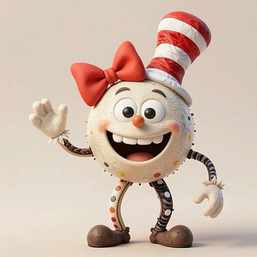 Whimsical Dr. Seuss-Style Monster