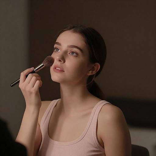 Moody Portrait of a Young Woman