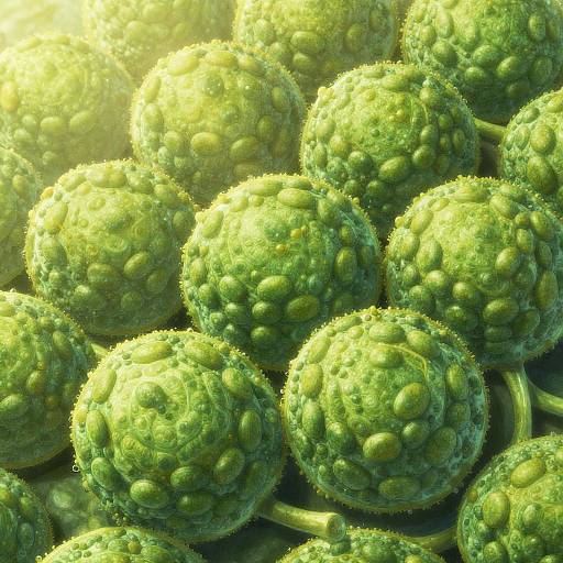 Photorealistic Chloroplasts in Leaf Cells