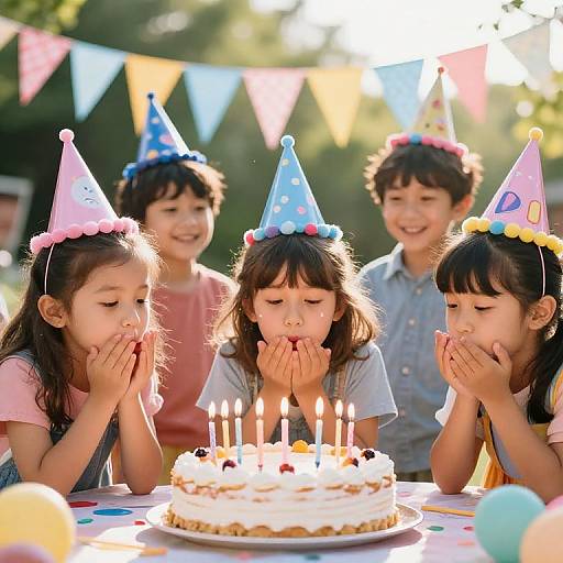 Festive Outdoor Kids Birthday Party
