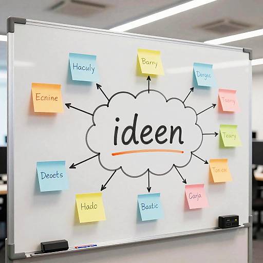 Creative Mind Map with Ideas