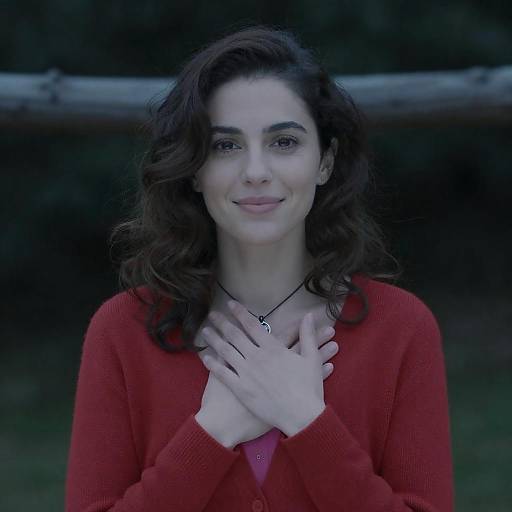 Gentle Beauty in Blue Light