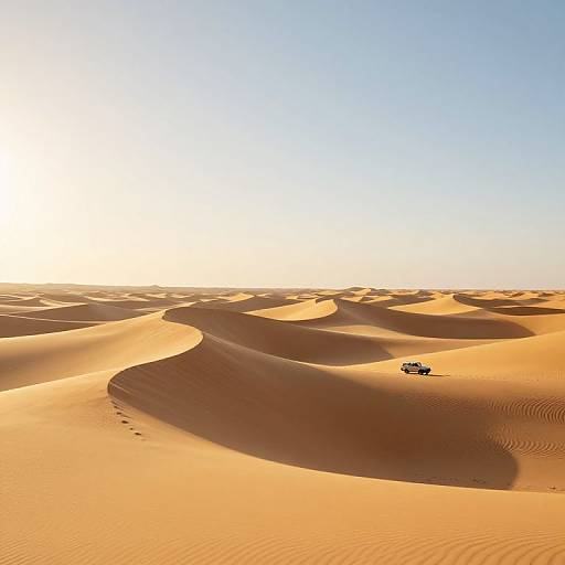 Serene 3D Desert at Golden Hour