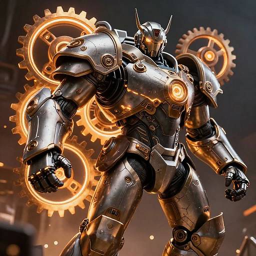 Futuristic Gear 5 Warrior