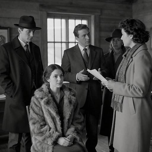 Vintage Portrait in Rustic Wooden Setting