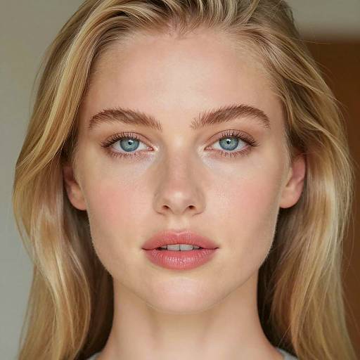 Portrait of a Woman with Blonde Hair