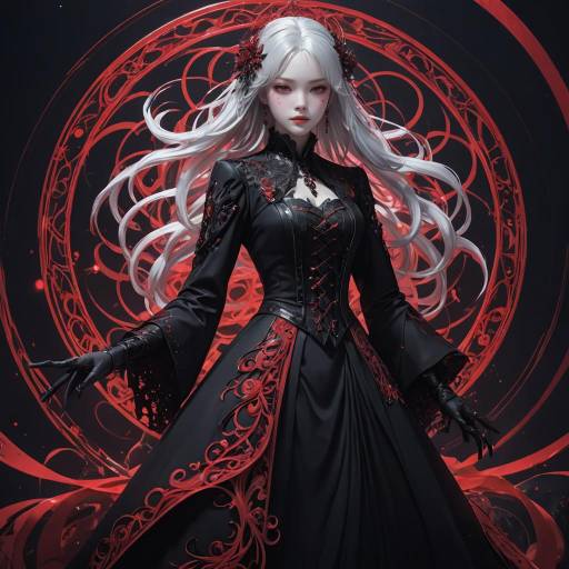 Gothic Anime Art with Stunning Details