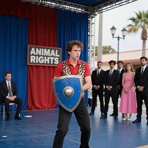 Dramatic Stage Show with Strong Symbolism