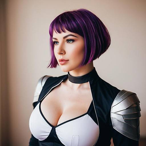 Lifestyle costume photo of Amelia wil tesla seyruun. Cosplay clothes