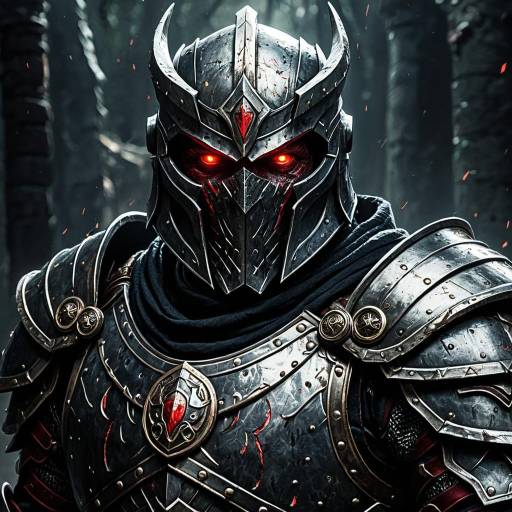 Cinematic Fantasy Warrior in Heavy Armor