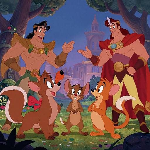 Dreamy Disney Fantasy Adventure Scene