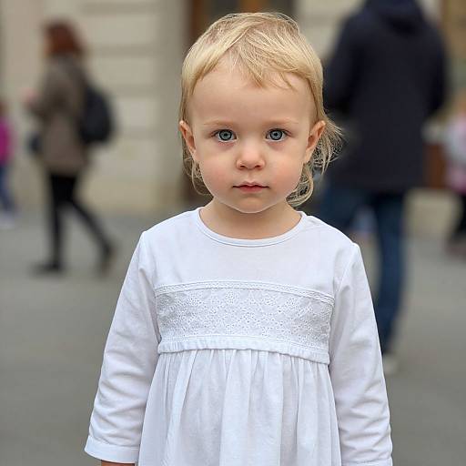 Realistic Infant Christening Portrait