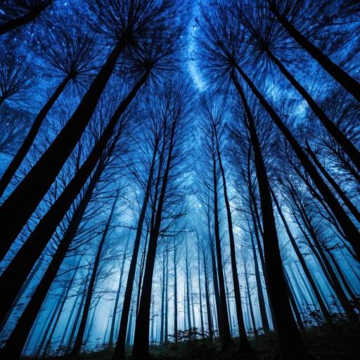 Mystical Foxes in a Dreamy Forest Canopy