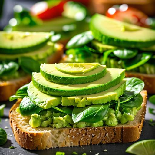 Vibrant HDR Avocado Toast Photography