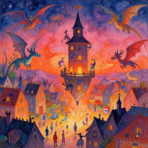 Dreamlike Surreal Medieval Fantasy