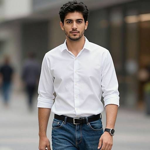 Realistic Casual Male Portrait