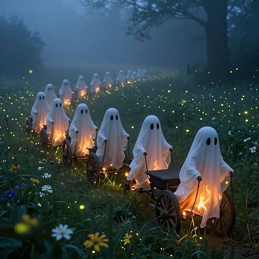 Ghosts Riding Firefly Chariots