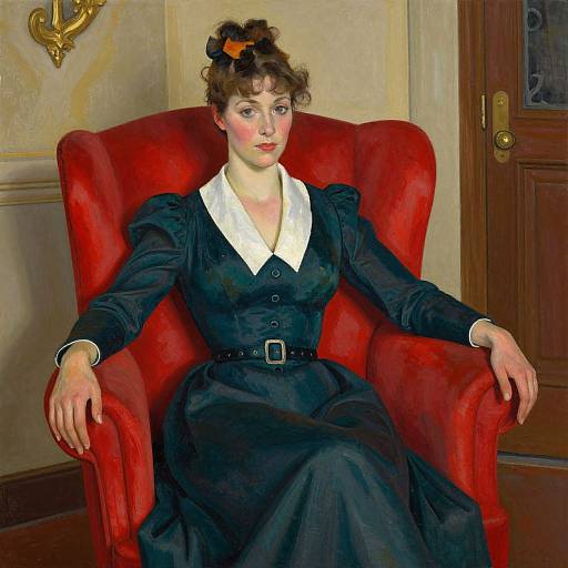 Modern Hyper-Realistic Madame Cézanne